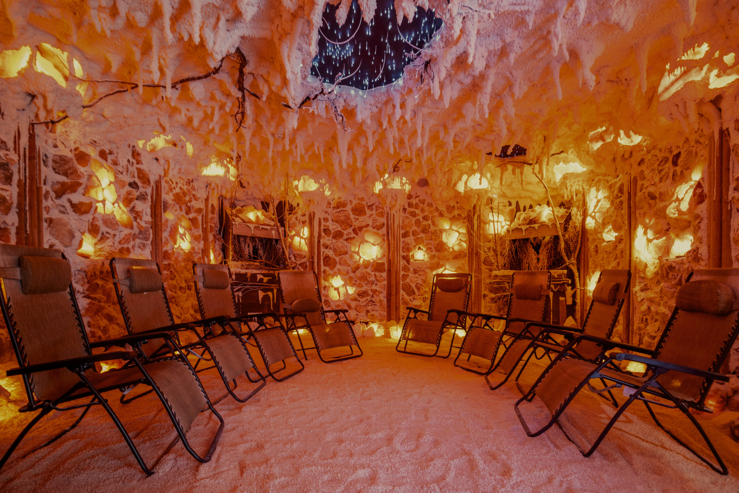 Salt Cave Room at the Healing Salt Cave in Niagara Falls